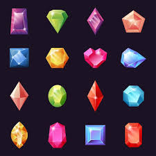 crystal game precious gems ice shiny