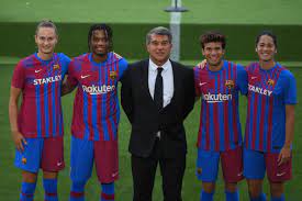 Gerard pique, sergi roberto, pedri, ansu fati (pictured) and frenkie de jong were among the senior … Barcelona Launch New 2021 22 Home Kit Barca Blaugranes