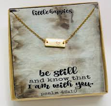 christian jewelry be still and know