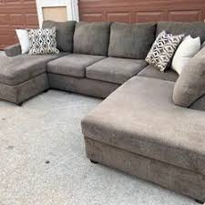 grayish brown sectional sofa couch for