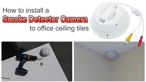 hidden smoke detector security camera