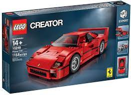 Lego speed champions building kits for kids let car fans construct mini versions of some of the world's most famous cars. Amazon Com Lego Creator Expert Ferrari F40 10248 Construction Set Toys Games