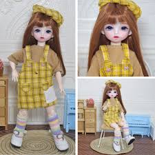30cm 1 6 bjd dolls with dress shoes wig