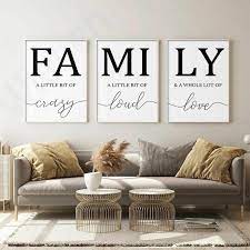 Love Quotes Home Decor Wall Art
