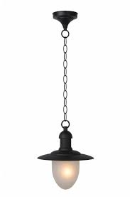 outdoor hanging lamp glass black