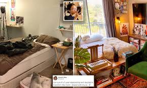 Having a good space makes it easier to sleep and be here are some simple tips to help you get started to giving your bedroom a makeover. Woman Reveals Incredible Room Transformation After Going Through A Break Up With Long Term Boyfriend Daily Mail Online