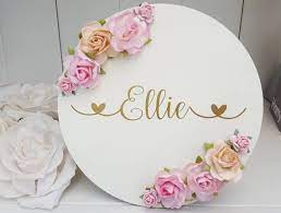 Fl Personalised Sign Wooden Round