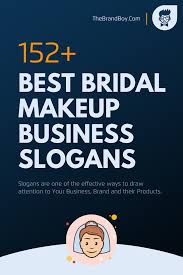 44 best bridal makeup business slogans