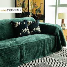 Emerald Green Sofa Couch Cover Thick