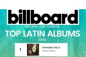 Formula Vol 2 De Romeo Santos Es El Top Latin Album De La