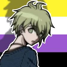 unofficial danganronpa forge:re unofficial danganronpa: Doing Pride Flag Pfp Requests Just Dm Me The Sprite You Want And Flag Heres A Nobinary Rantaro If You Want To Use It Go Ahead Danganronpa