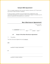 Confidentiality Contract Template Confidentiality Form