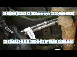 gmc sierra 2500hd 3500 fuel lines