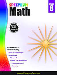 spectrum paperback math book grade 8
