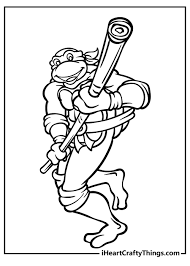 ninja turtles coloring pages 100 free