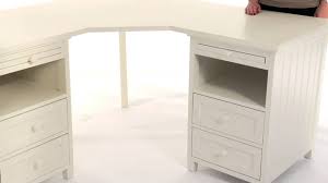 See more ideas about small corner desk, corner desk, furniture. Maximize Corner Space With The Beadboard Basic Corner Desk Pbteen Youtube