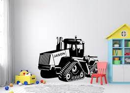 Quadtrac Wall Decal Farm Tractor Kids
