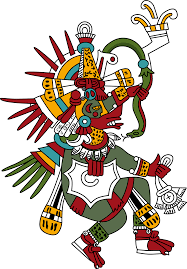 Image result for mayan feather god image
