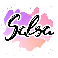 Salsa stock vector. Illustration of fond, music, logotype - 183931412