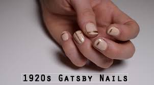 1920s gatsby inspired nails