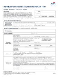 Check spelling or type a new query. Citibank Government Travel Card Reinstatement Form Fill Online Printable Fillable Blank Pdffiller