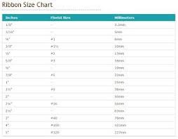 Size Chart Buy May Arts Ribbon Online Floral Design