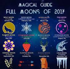 Full Moon Schedule For 2017 Inspired Answers