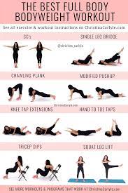 best bodyweight workout for women