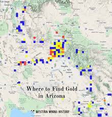 where to find gold in arizona western