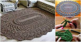 amazing oval rug tutorial love crochet