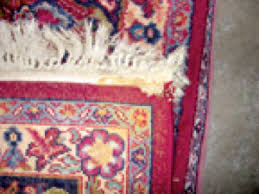 cleaning inspection of specialty rugs