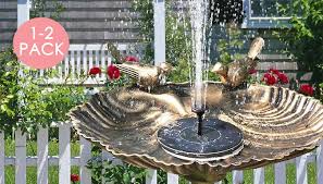 1 Or 2 Mini Solar Powered Water Fountains