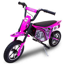 m8trix pink 24v electric dirt bike