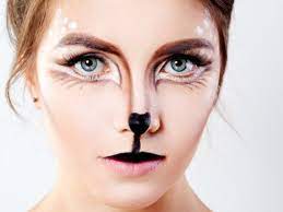 perfect deer makeup for halloween