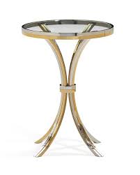 Cain Glass Round Side Table