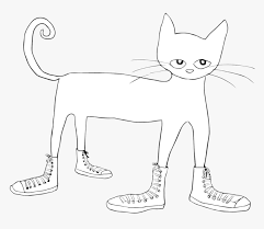 Pete the cat pete the cats white shoes and class books. Pete The Cat Funny Coloring Page Clip Art Library Transparent Kitty Cats Coloring Pages Hd Png Download Kindpng