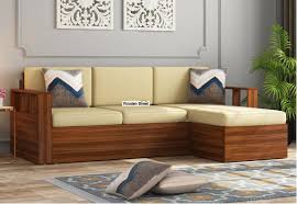 l shape wooden sofa l shape wooden