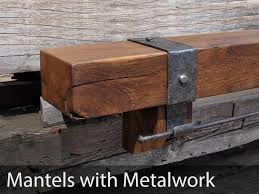 reclaimed wood tables fireplace