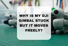 my dji gimbal stuck but it moves freely