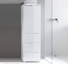 cellini white gloss tall bathroom