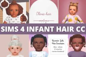 stylish sims 4 infant hair cc s