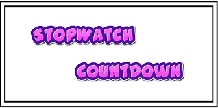 Online Stopwatch And Online Countdown Timer
