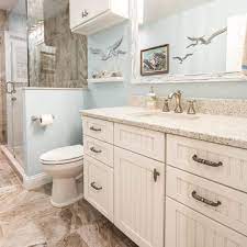 75 Beige Bathroom With Recycled Glass