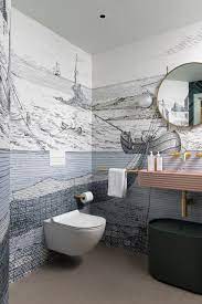 using waterproof wallpaper in bathroom