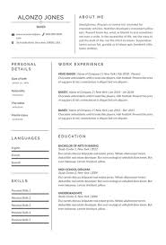 baker resume writing guide sample