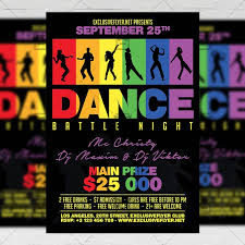 Dance Battle Night Flyer Club A5 Template