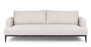 atelier ivory fabric sofa bed