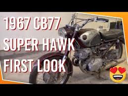 honda cb77 super hawk motorcycle