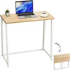 Designing for a computer desk starts with the computer one has, the materials available and more so what one really wants. Amazon Com Greenforest Folding Computer Desk 31 5 Foldable Small Writing Desk Study Table Easy To Assemble For Home Office Oak Home Kitchen