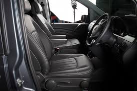 Mercedes Vito Black Leather Seats With